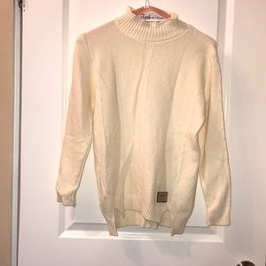 White sweater shirt!